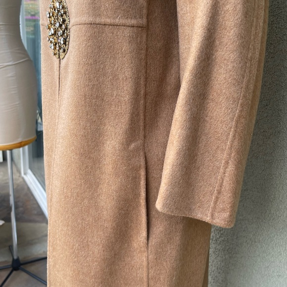 NEW Saks Fifth Avenue cashmere evening topper coat - Picture 7 of 12